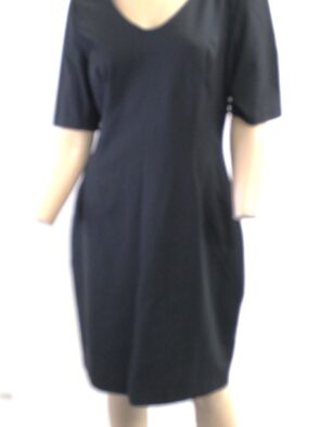 Halogen Vintage Shortsleeve Black Dress Size 14P