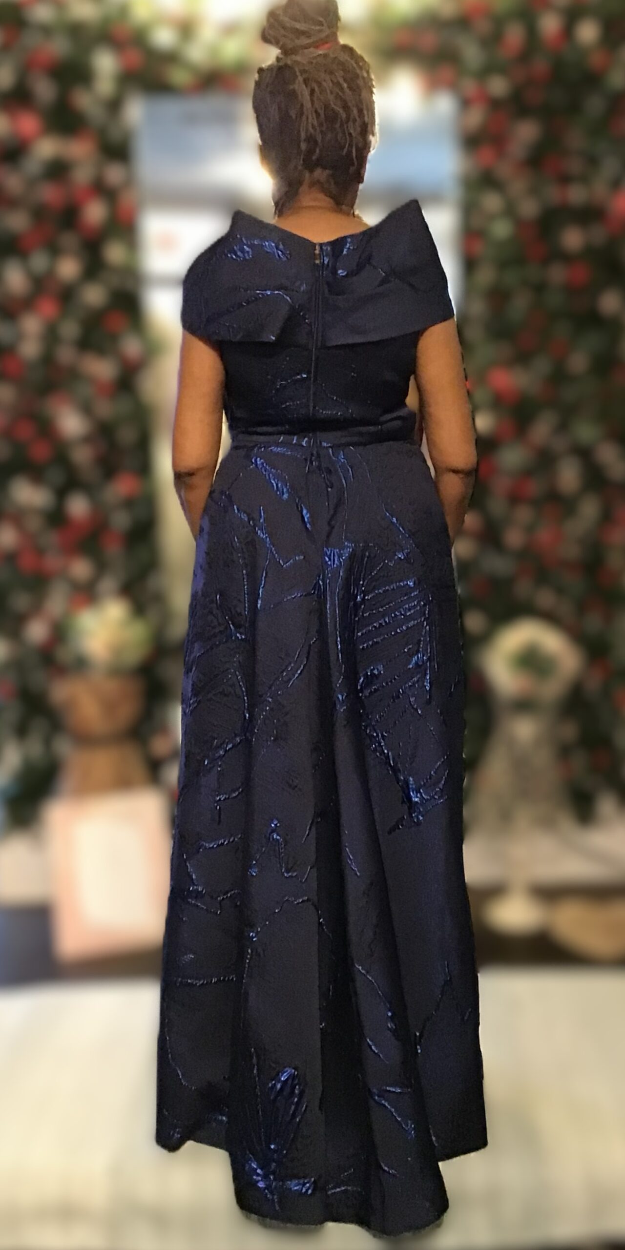 Rickie Freedman Teri Jon Multi Shades of Blue Gown Size 10 NWT - Image 2