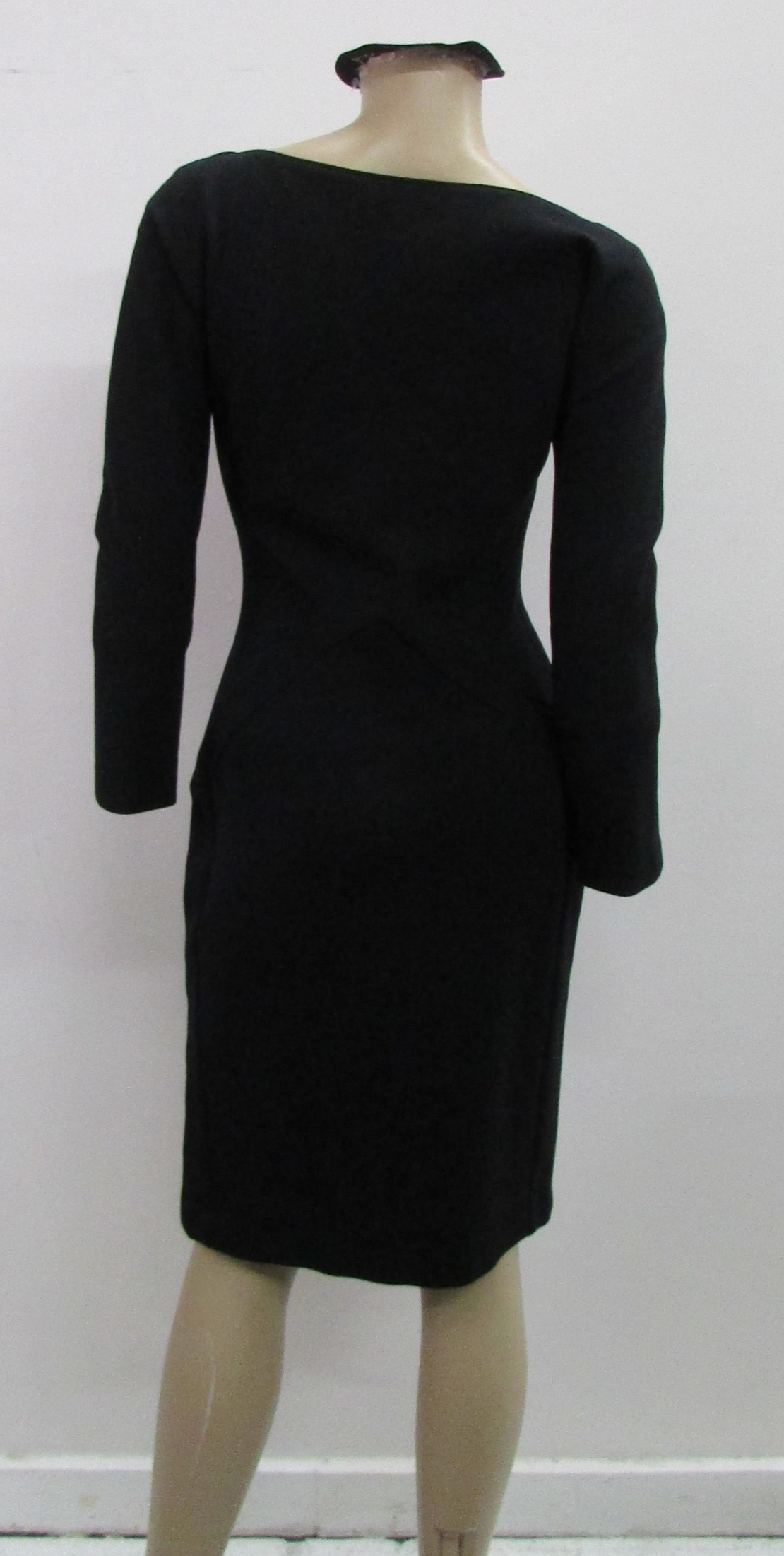 Emilio Pucci Vintage Black Sheath Dress Size 8 - Image 3