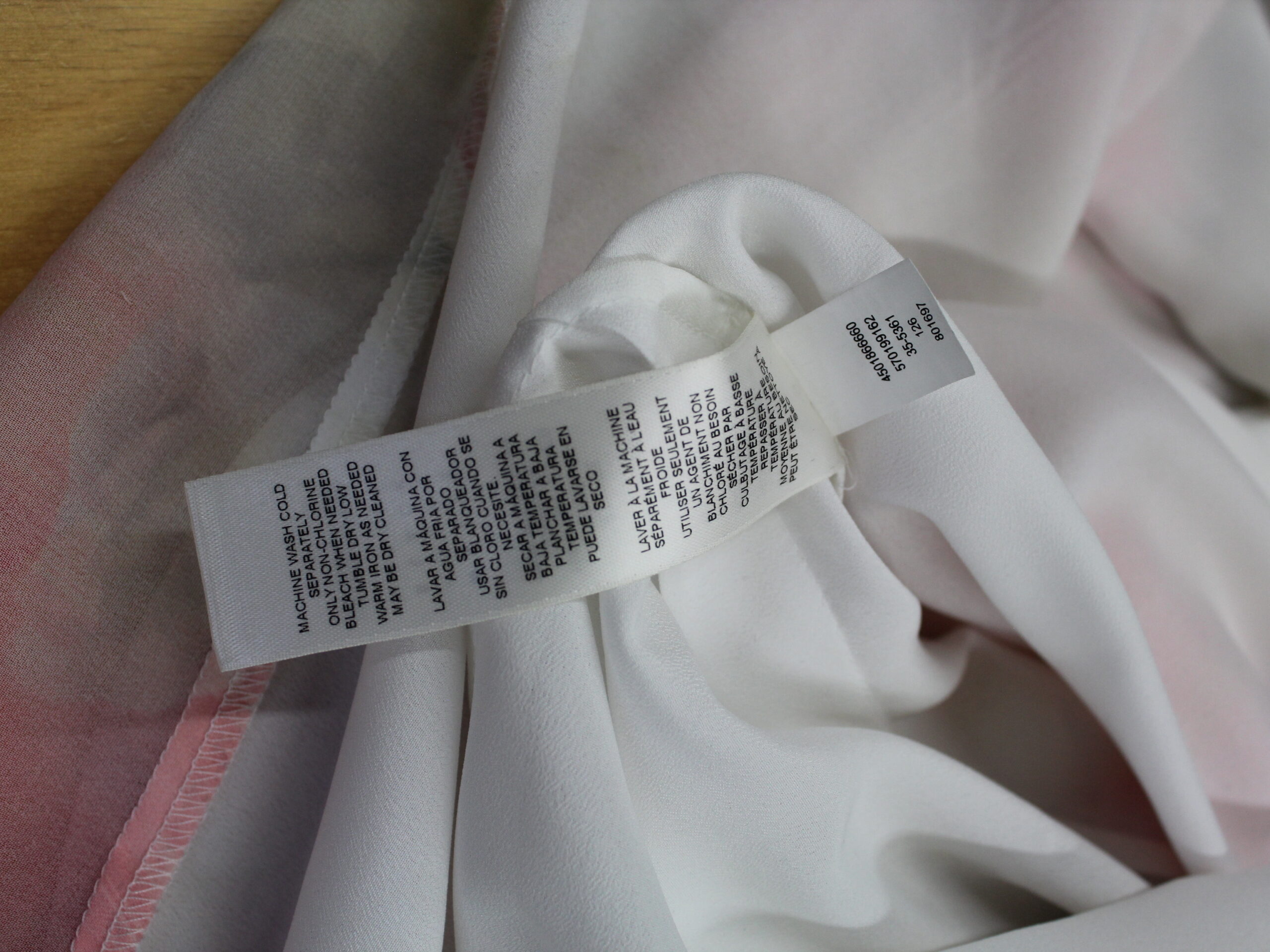 White House Black Market Multicolor Spaghetti Strap w Sleeves Dress Size 12 - Image 8