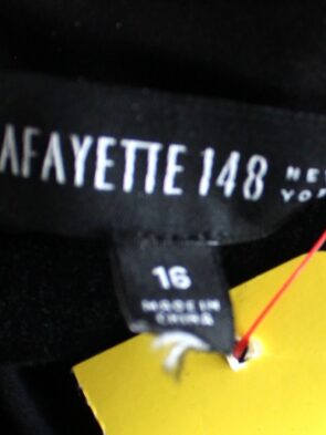 Lafayette 148 New York, Black long Sleeve Dress Size 16