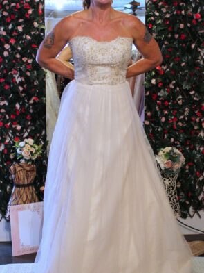 Stella York Ivory Bridal Gown Size 12