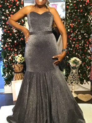 Ashley Lauren Mermaid Strapless Gown Size 14