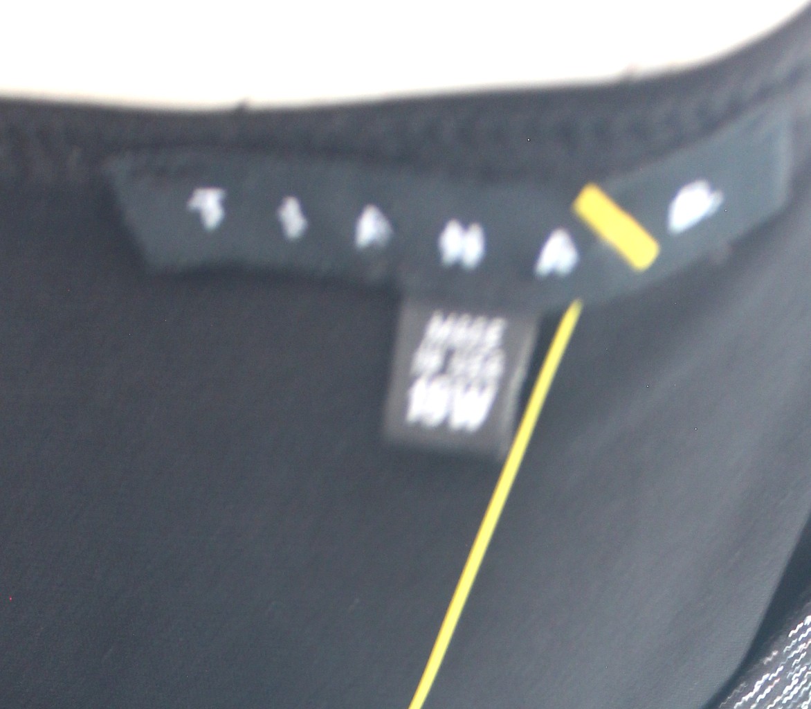 Tiana B. Black Dress Sheer Long Sleeves w Decorative Collar and Cuffs Size 18W