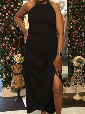 Xscape Vintage Y2K Black Gown Size 10