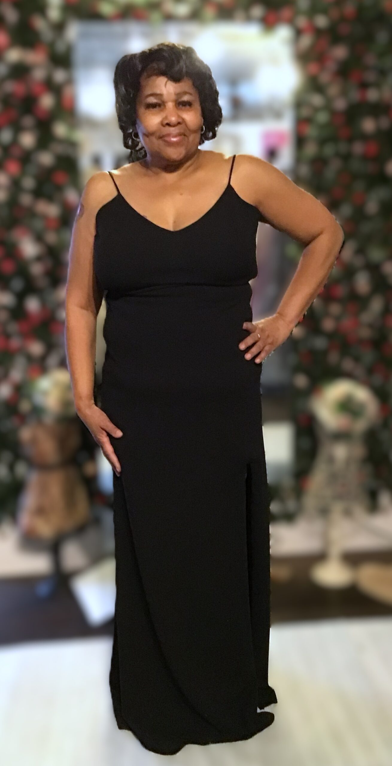 Wayf Long Black Simple Dress Size M