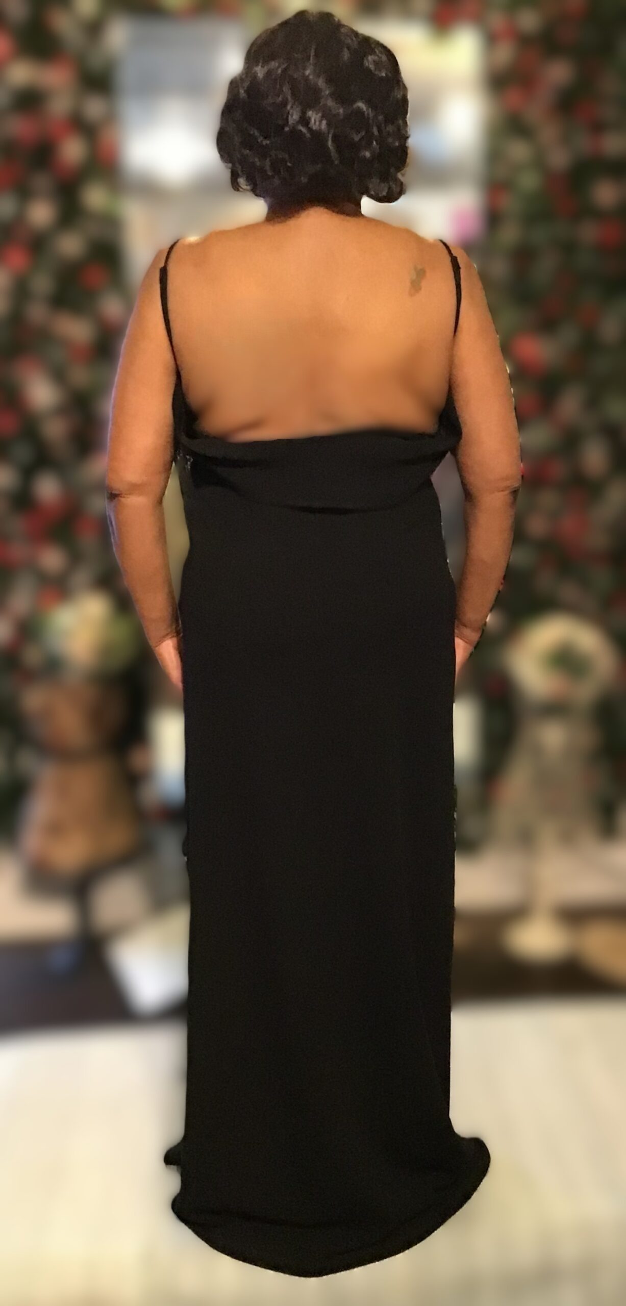 Wayf Long Black Simple Dress Size M - Image 2