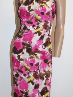 Jones New York Vintage Multicolor Sleeveless Dress Size 4