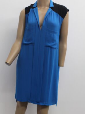 Silence + Niose Vintage Short Blue Dress Size M