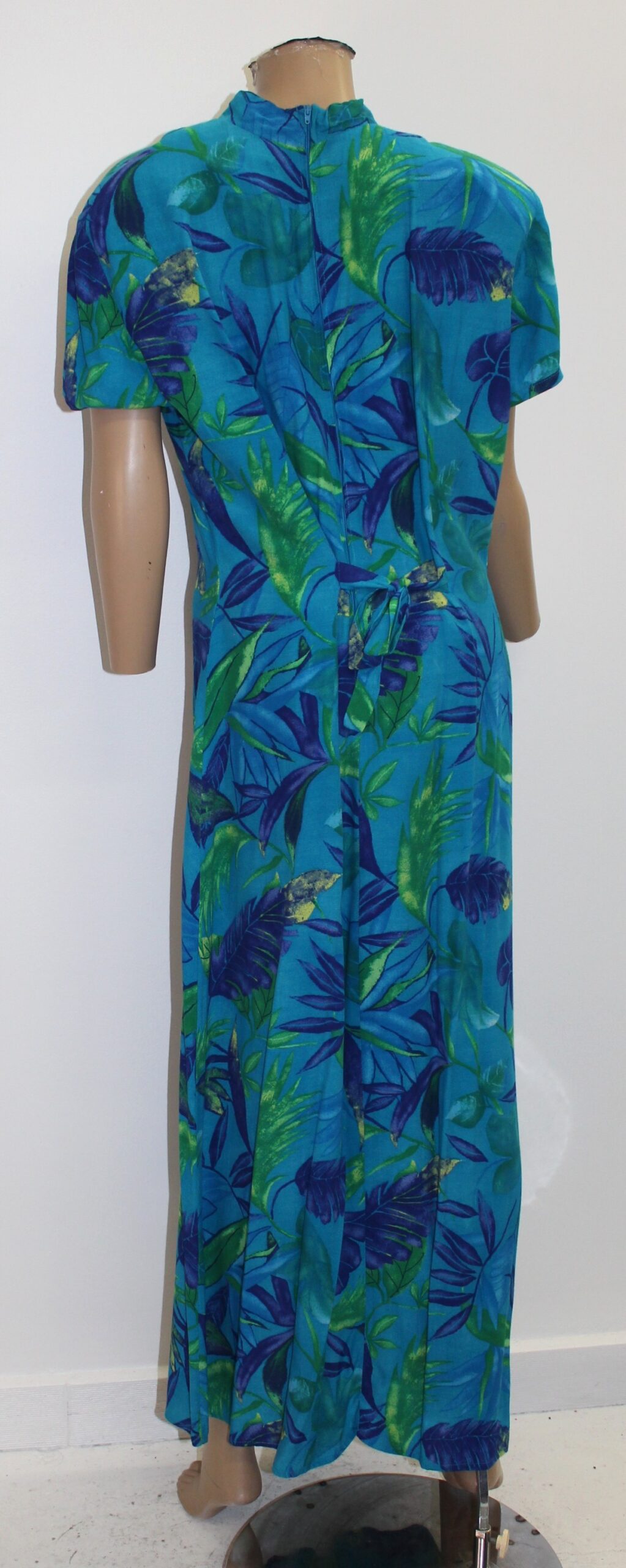 Dress Barn Vintage Tropical Print Dress Size 16 - Image 3