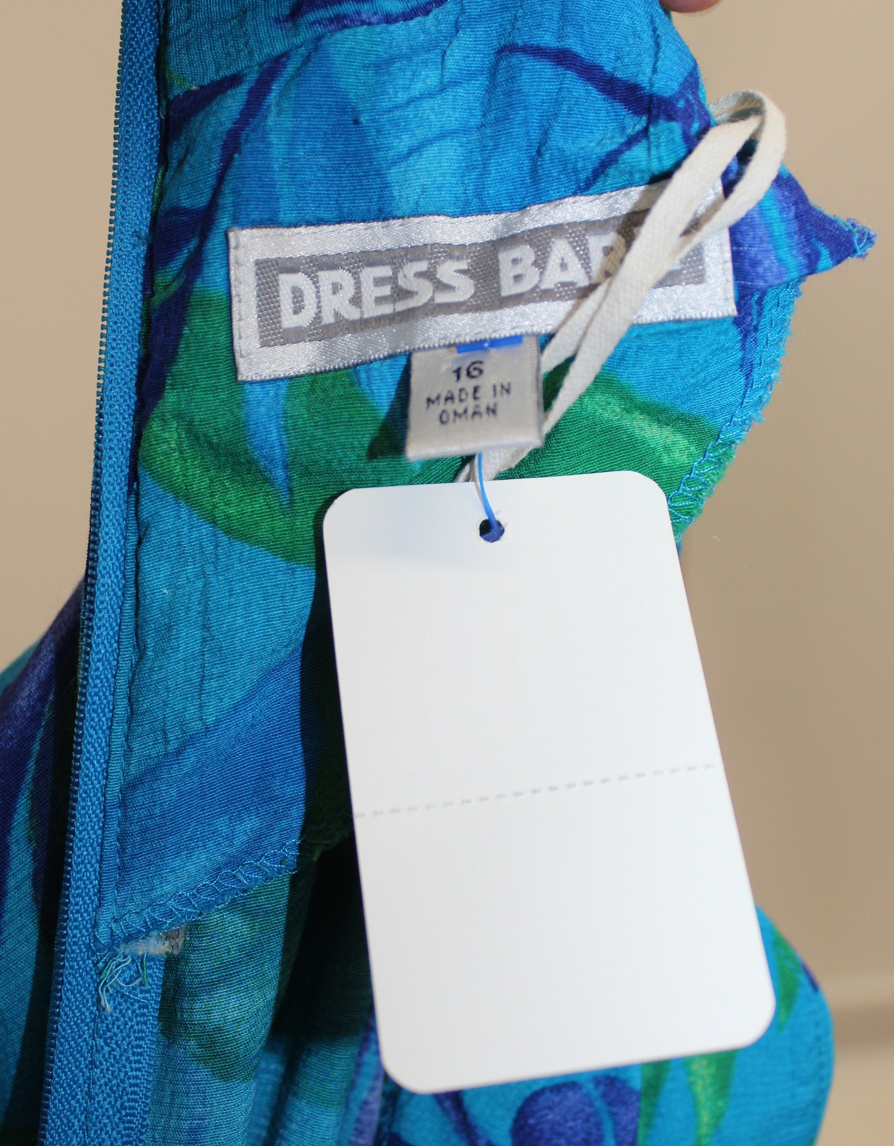 Dress Barn Vintage Tropical Print Dress Size 16 - Image 4