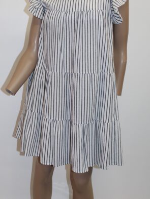 Peach Love Vintage Stripped Summer Dress Size S