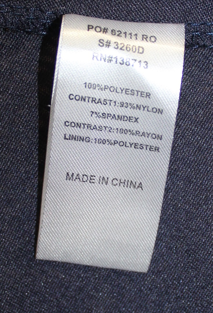 Doe & Rae Vintage Blue Sleeveless Dress w Crocheted Elements and Polka Dot Bottom Trim Size S - Image 5