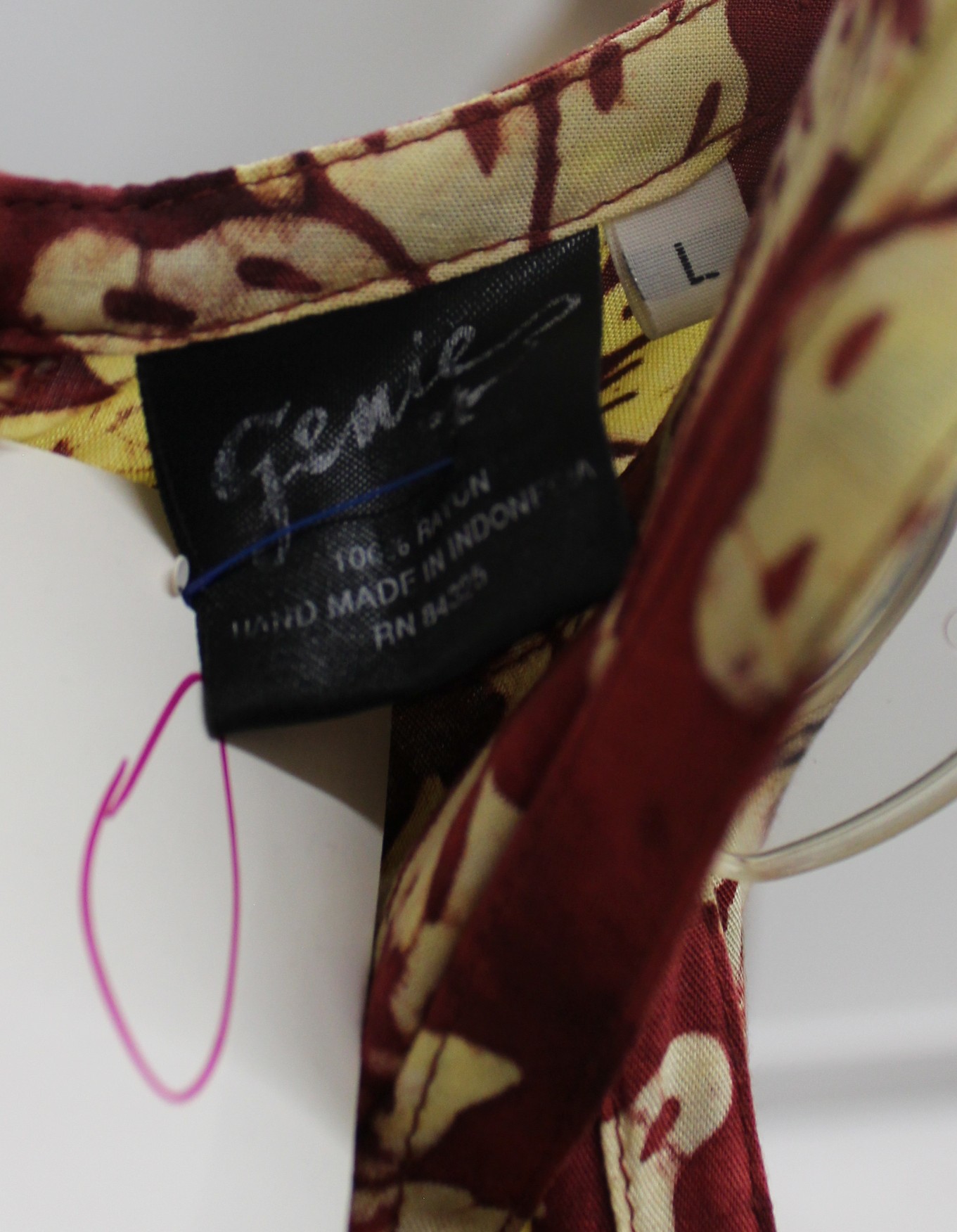 Genie Vintage Dress w Floral Print Size L - Image 4