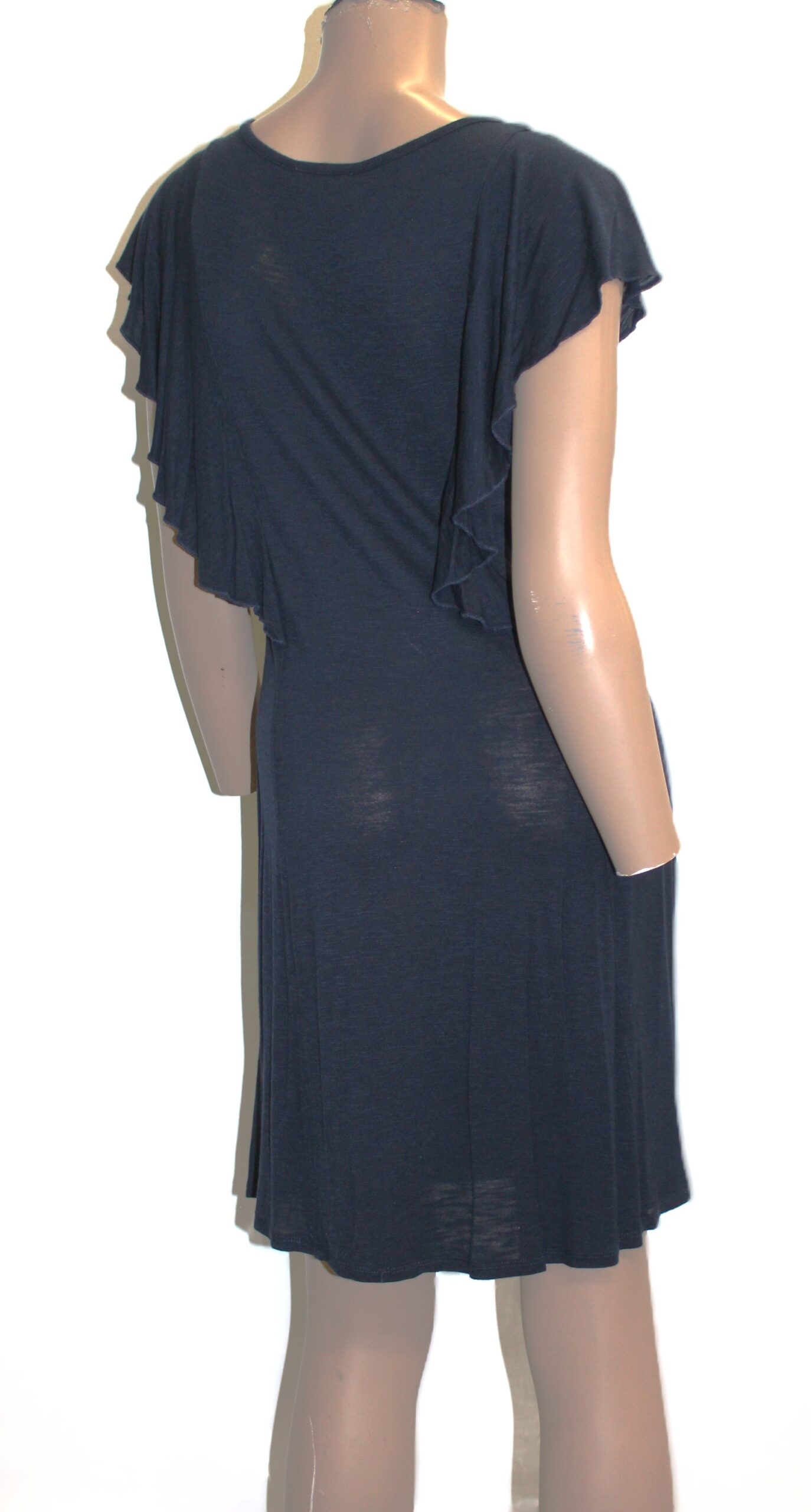 Olive + Oak Vintage Blue Sheer Dress Size S - Image 3