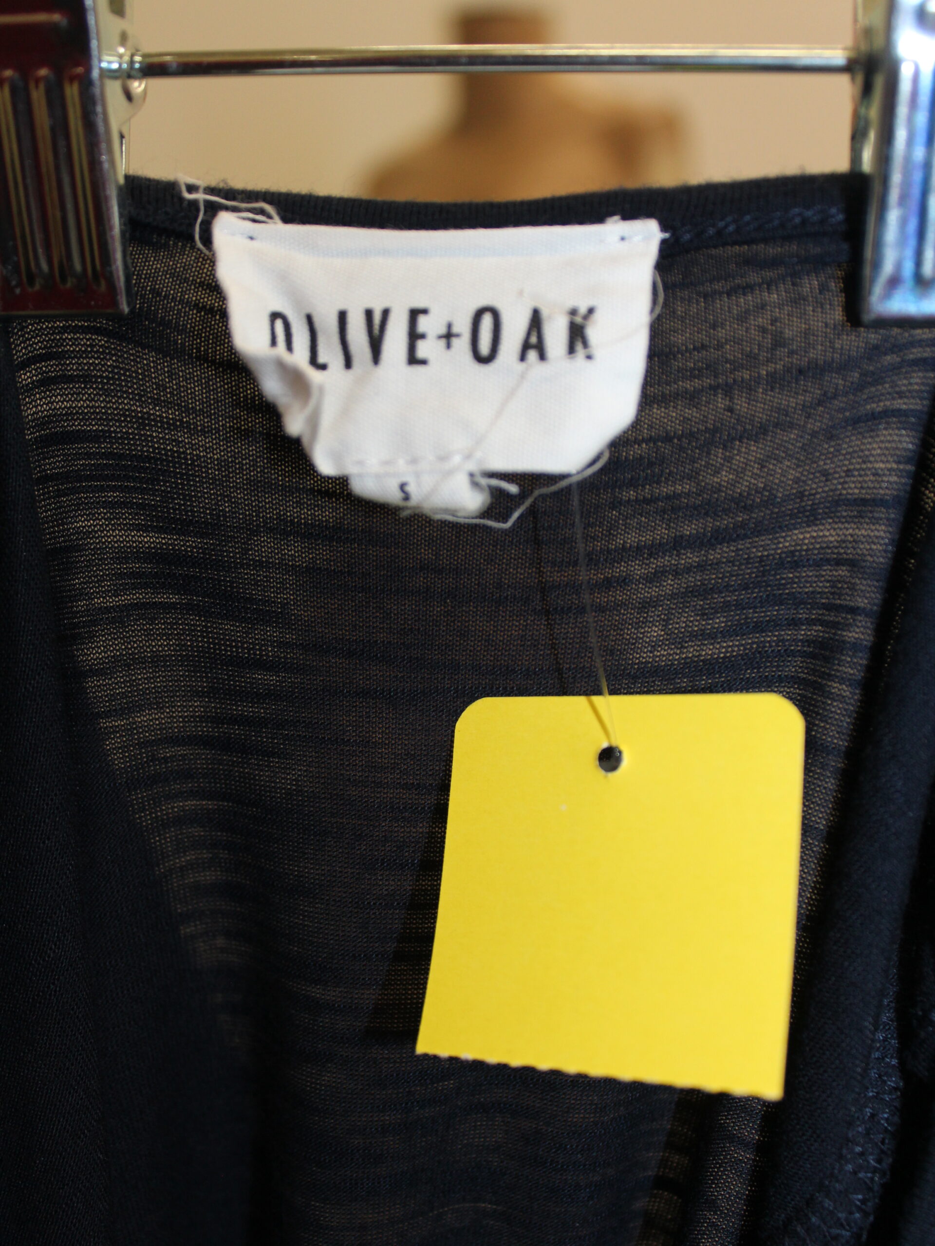 Olive + Oak Vintage Blue Sheer Dress Size S - Image 4