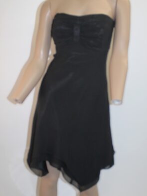 White House / Black Market Vintage Strapless Tube Coctail Dress Size 8
