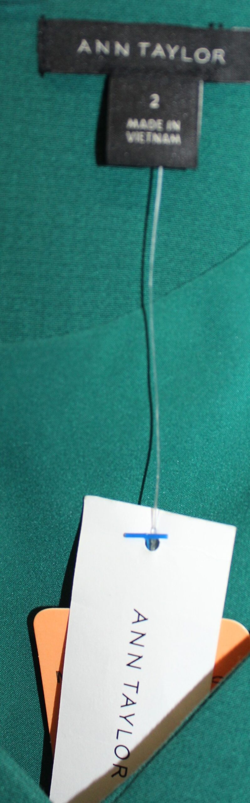 Ann Taylor Vintage Sleeveless Green Dress Size 2 - Image 4