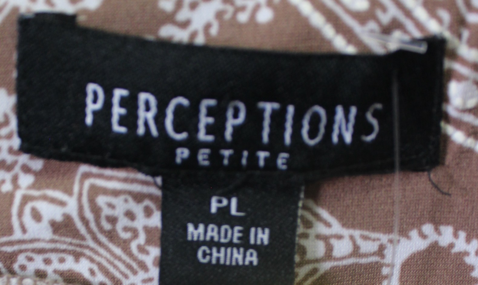 Perceptions Vintage Paisley Sleeveless Dress Size PL - Image 4