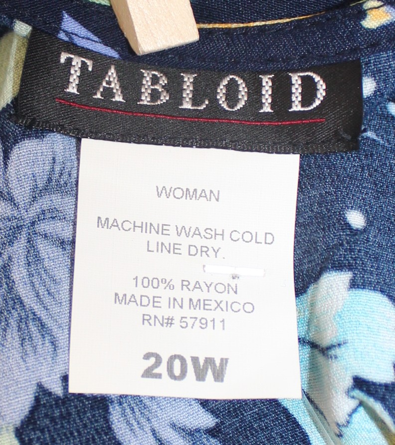 Tabloid Vintage Floral Maxi Sleeveless Dress Size 20W - Image 2