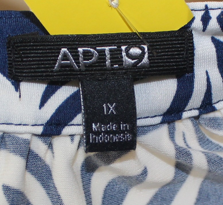 Apt 9 Vintage Sleeveless Dress w Embellished Front Collar Size 1X - Image 4