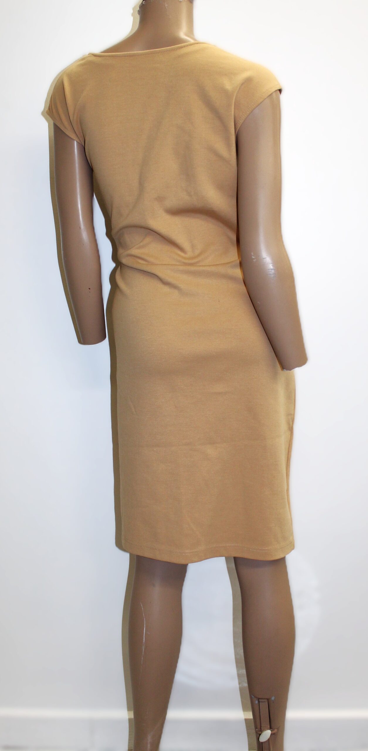 Newport News Vintage Tan Sleeveless Dress Size 1X - Image 3