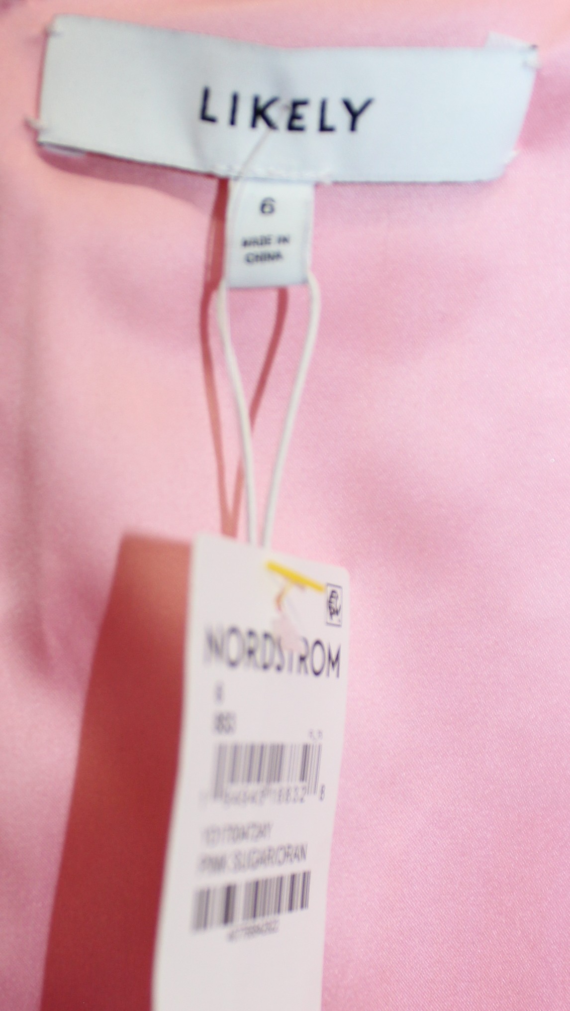 Likely Vintage Havana Mini Dress w Puff Sleeves Size 6 - Image 4