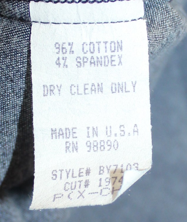 Sky David Park Vintage Sleeveless Fitted Denim Dress Size P - Image 5