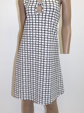 Francescas Bird Cage Label Vintage Dress with Textured Fabric Size S