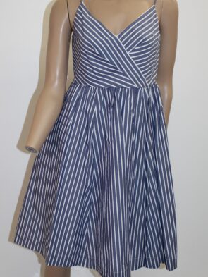 J. Crew Vintage Summer Dress w White Stripes Size 4P