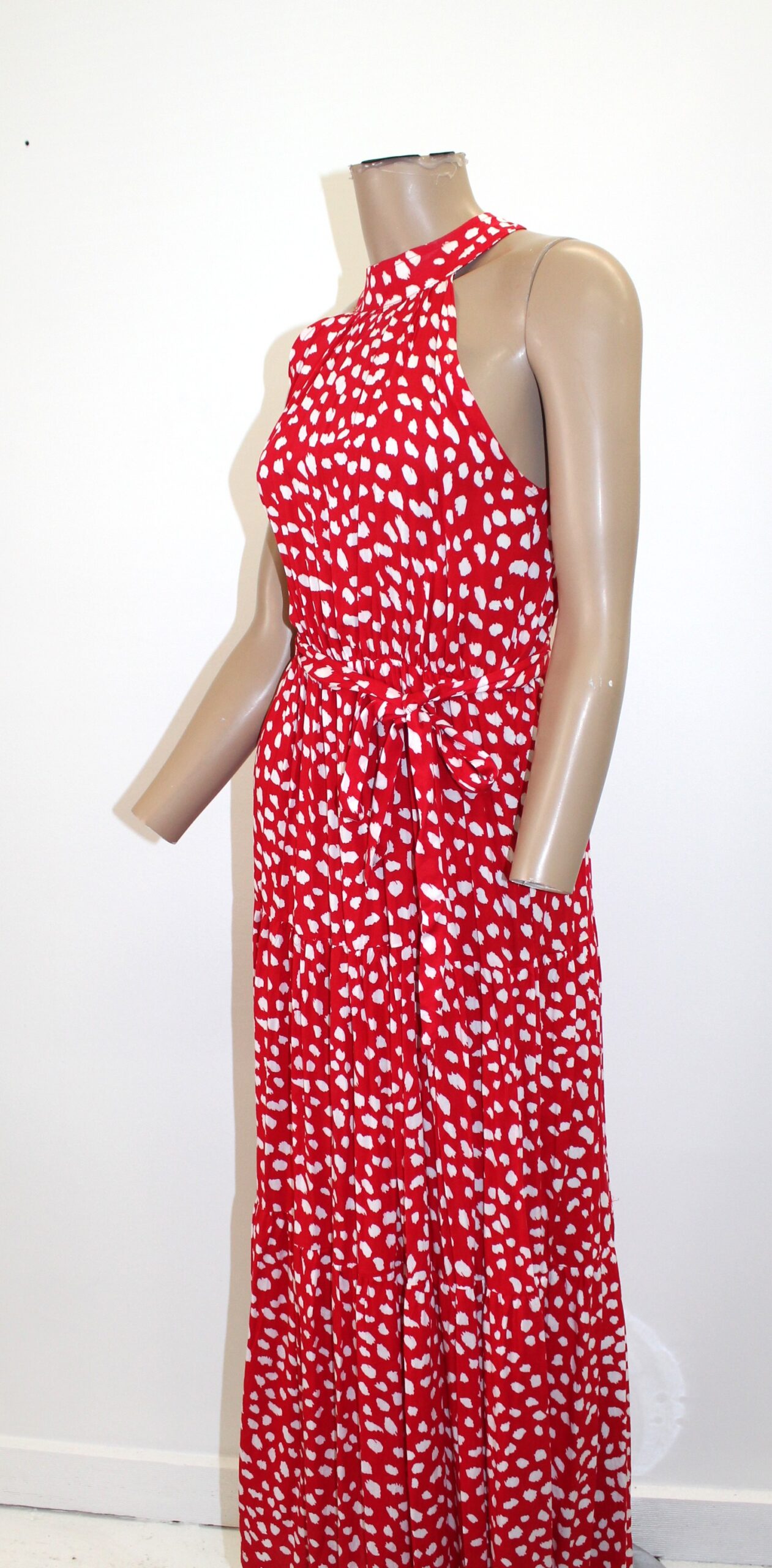 Coeur De Vague Vintage Sleeveless Spotted Red Dress Size 29.99 - Image 2