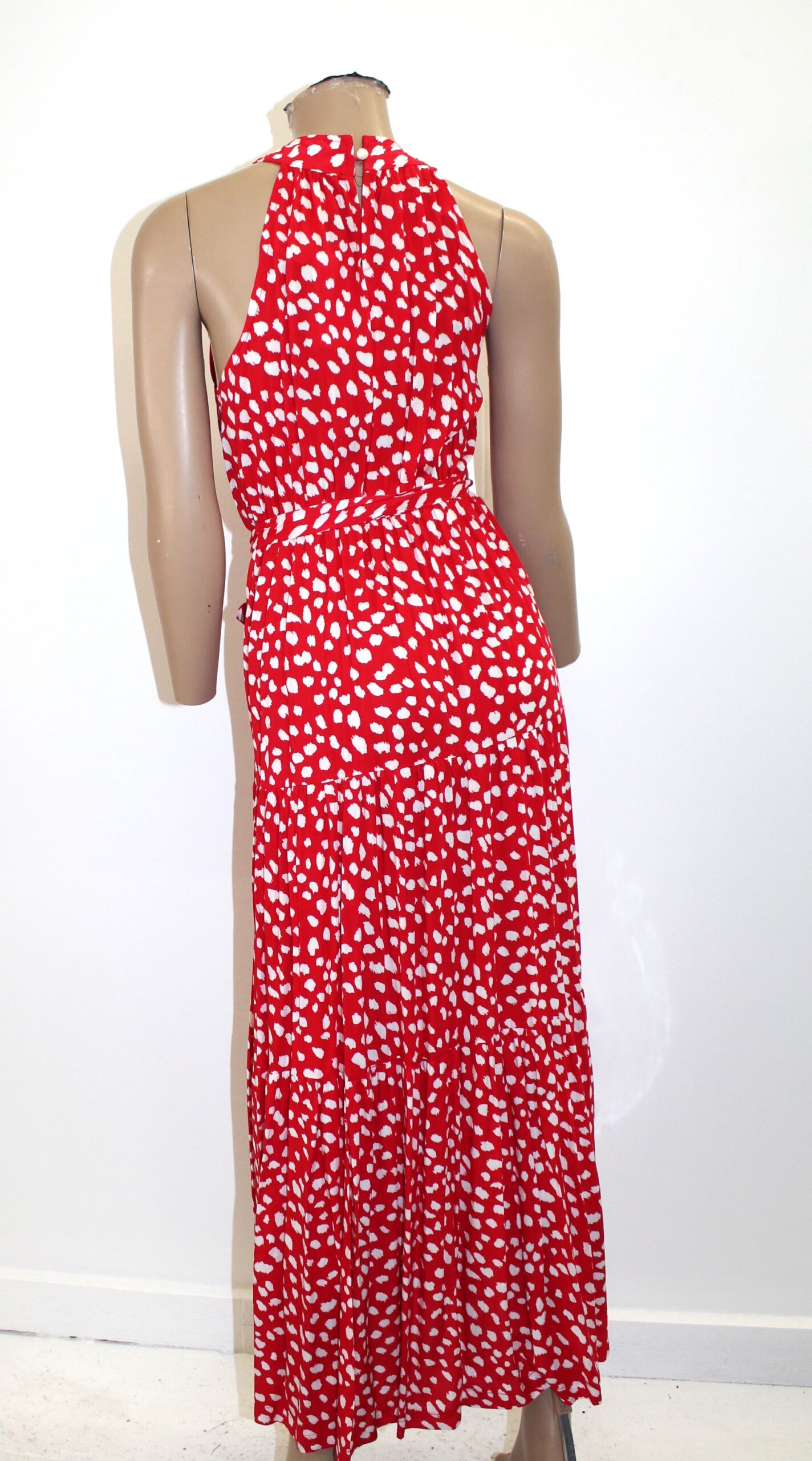 Coeur De Vague Vintage Sleeveless Spotted Red Dress Size 29.99 - Image 3