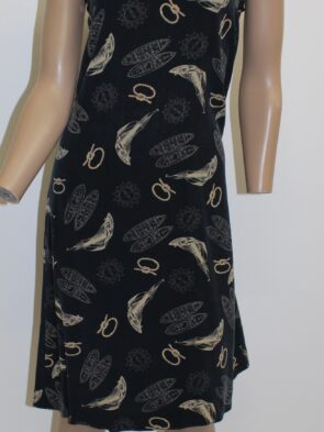Ralph Lauren Vintage Dress w Boat Print Size 8