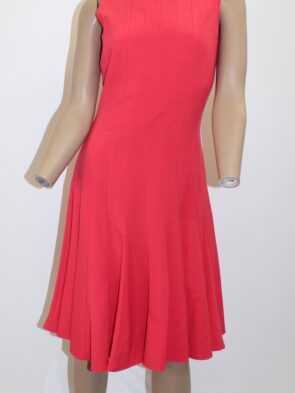 Ellen Tracy Vintage Long Sleeveless Dress w Vertical Seams Size 4