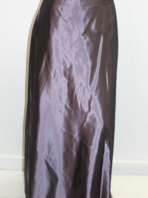 JS Collections Vintage Maxi Skirt w Metallic Lilac Color Size 14